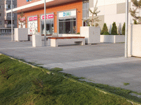 mobilier urban piatra aparenta